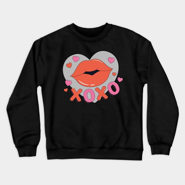 Valentine XOXO Crewneck Sweatshirt by Norzeatic